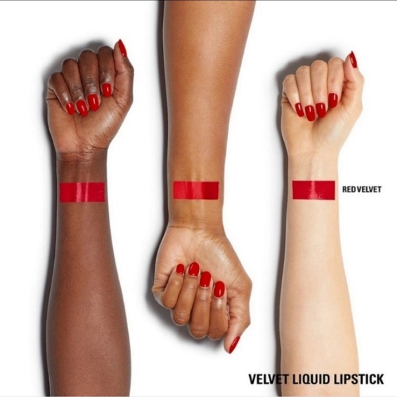 RED VELVET #405 | Kylie Cosmetics Velvet Liquid Lipstick - Bold Holiday Red - Picture 3 of 8